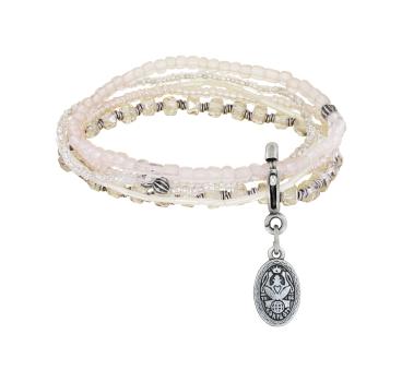 White - Petit Glamour d'Afrique - Konplott bracelet